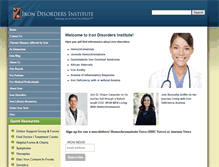 Tablet Screenshot of irondisorders.org